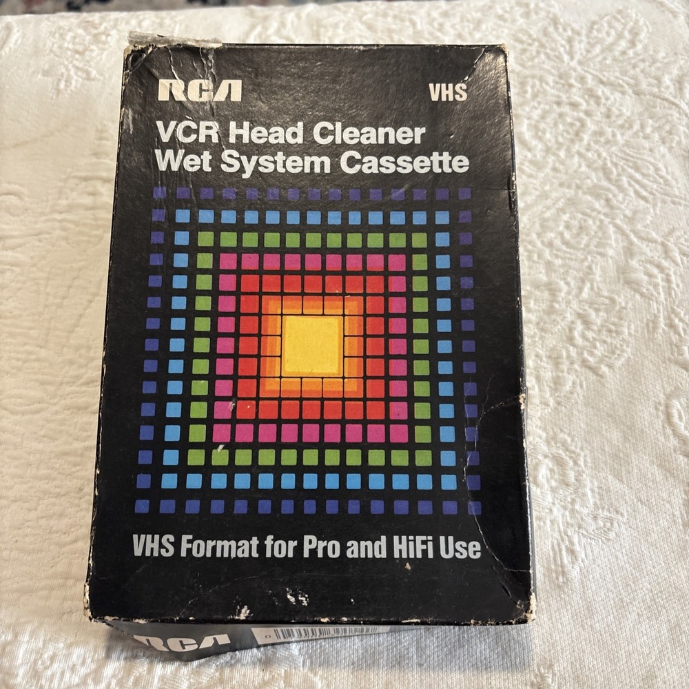 RCA VHS VCR Video Head Cleaner Non-Abrasive Wet System AV009w